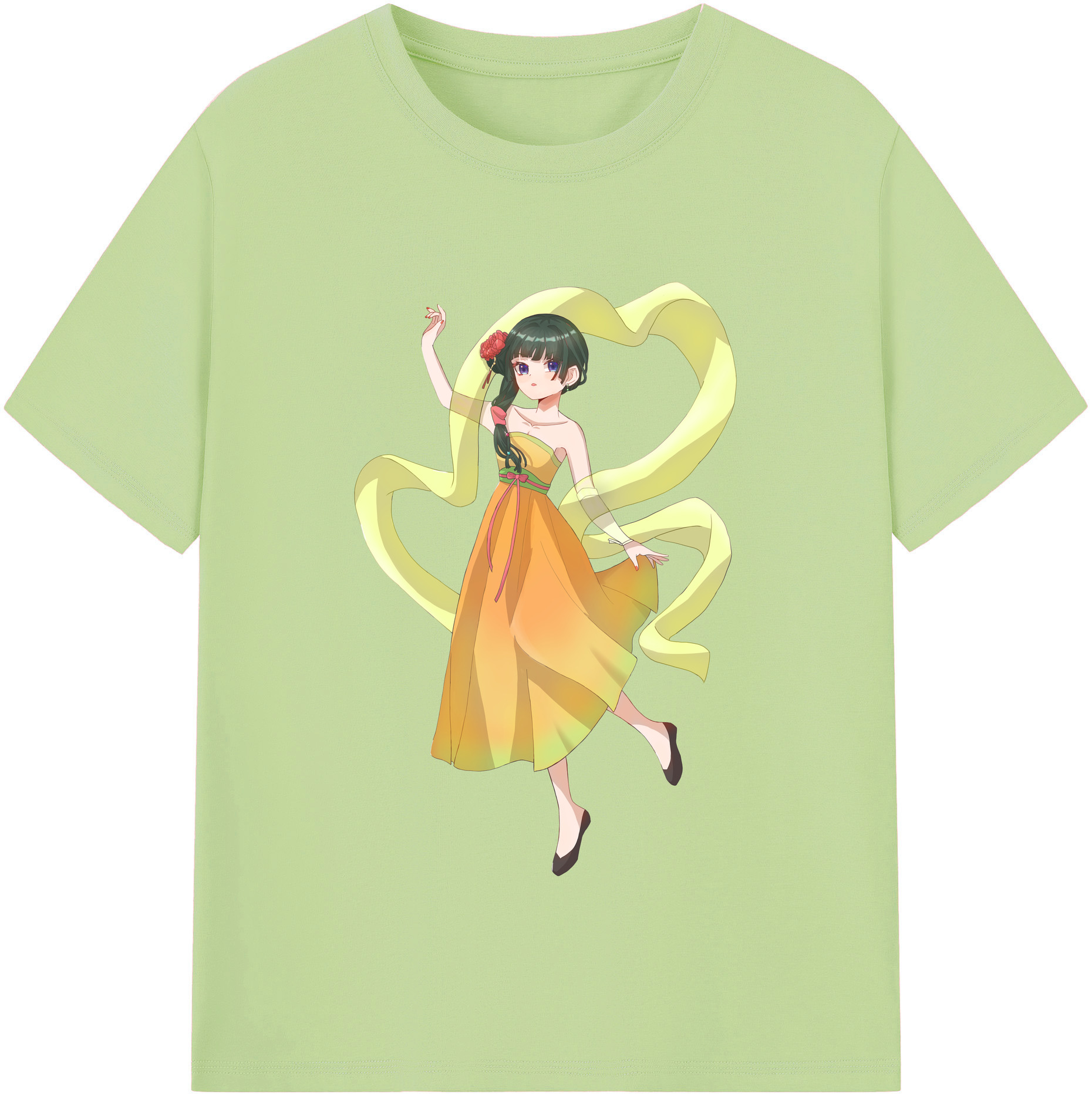 （画像用） 薬屋のひとりごと The Apothecary Diaries 綿100％半袖Tシャツ（フロントプリント）